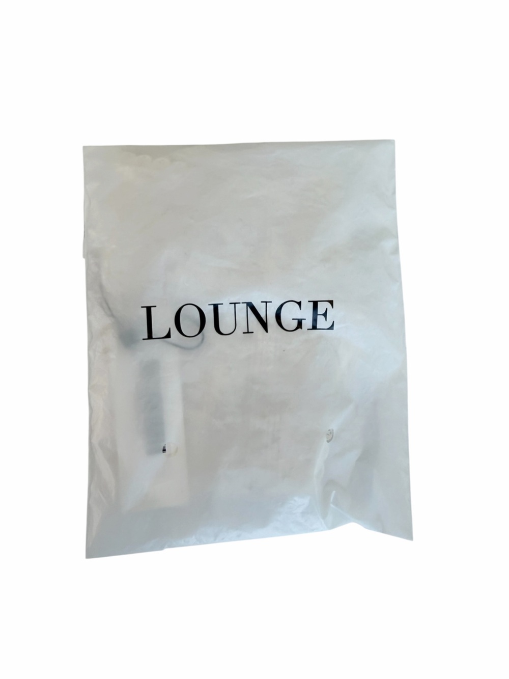 Lounge SET Pointelle Triangle Bralette & Strappy Thong Set Oat Marl XS NWT - Picture 4 of 14